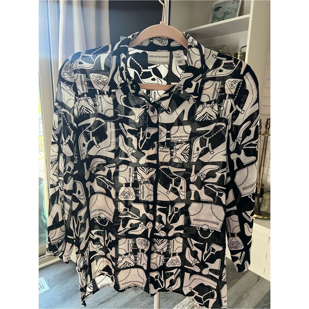 Alfred Dunner Button-Front Shirt